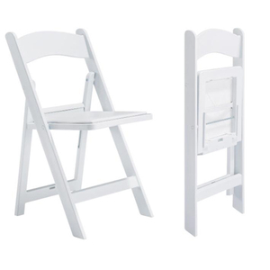 <span class=keywords><strong>Sedia</strong></span> da <span class=keywords><strong>giardino</strong></span> pieghevole in plastica bianca moderna con <span class=keywords><strong>cuscino</strong></span> per eventi all'aperto matrimoni affitti e alberghi - Product Image 3