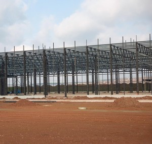 Estructura de Acero Q355B para Almacenes, Conexión Atornillada, Marco Soldado, Prefabricado, Almacén Industrial, Taller de Logística - Product Image 4