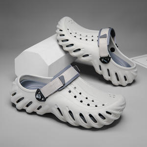 Tongs Croc Décontractées pour Homme Deran OEM d'Été à Semelles Épaisses Antidérapantes en EVA, Bout Tendance en PVC pour Intérieur/Extérieur/Plage à Plateforme - Product Image 4