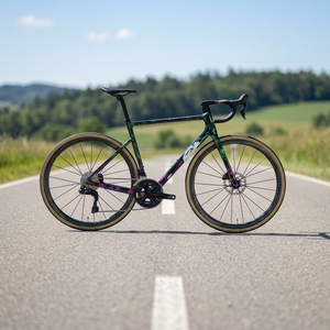 Vélo de route en fibre de carbone 700c, fourche à double frein à disque, 11 vitesses, selle performante, roues en alliage d'aluminium - Product Image 2