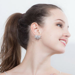 Pendientes de Cristal con Diseño de Gota para Mujer, Elegantes y Modernos, para Uso Diario o Fiestas - Product Image 4