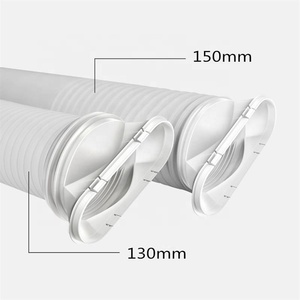 Adaptateur de fenêtre pour climatiseur, coupleur de tuyau d'évacuation, connecteur de tuyau d'évacuation à embout plat, connecteur de tube - Product Image 5