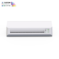 Machine à plastifier à chaud et à froid de qualité supérieure pour papier A4 et feuille métallique, avec temps de préchauffage rapide de 1 minute, format de bureau 235 mm