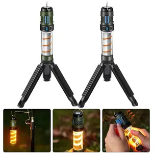 Lampe anti-moustiques rechargeable par USB, 3W, lanterne de Camping étanche avec support triangulaire, 1 pièce - Product Image 1