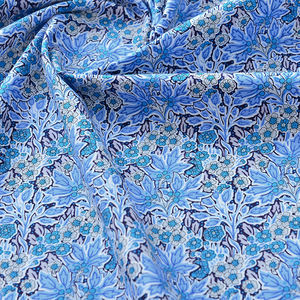 قماش قطني مطبوع بالزهور للنساء بالجملة مخصص ليبرتي تانا لون زهري - Product Image 2