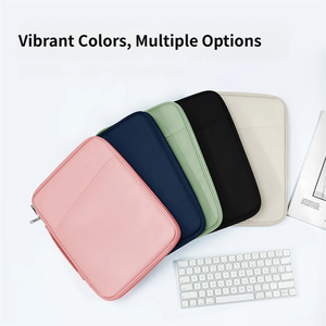 Sac d'ordinateur portable imperméable en nylon 13 pouces, multi-compartiments, avec doublure en velours durable, pochette pour tablette professionnelle - Product Image 2