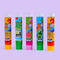 Tube vide en aluminium-plastique en forme de dentifrice, emballage de 12,7-35 mm, vente en gros, logo imprimé UV avec bouchon à vis