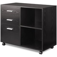 Armoire de bureau amovible trois dessiner deux grille classeur blanc