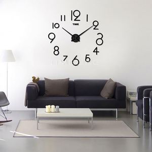 Minimalist 2021 Nordic Luxury Silent Acrylic Sticker Cheap Home Decorative Digital Modern Big Size 3D Numbers <strong>DIY</strong> Wall <strong>Clocks</strong> - Product Image 6