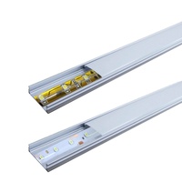 Abat-jour linéaire en polycarbonate plastique OEM, diffuseur PC PMMA pour profilé lumineux LED