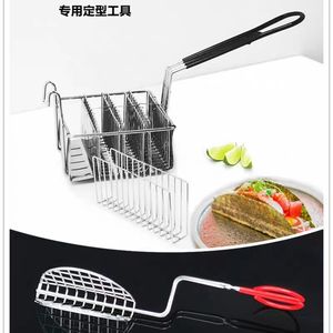 Soporte de acero inoxidable para <span class=keywords><strong>tacos</strong></span> exican, estante para tortitas, patatas fritas - Product Image 4