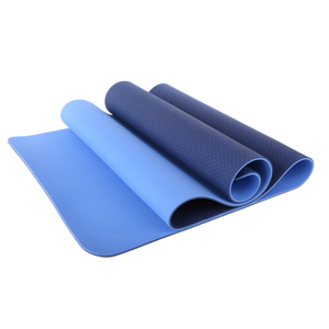 Tapis de yoga TPE noir <span class=keywords><strong>5</strong></span> <span class=keywords><strong>mm</strong></span> antidérapant, personnalisé, écologique, durable et recyclable, avec sangle de transport pour le fitness, l'exercice et le sport - Product Image 6
