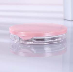 High Quality Customized 5G Ultra-Thin Mirror Convenient Empty Powder Box Elastic Mesh <b>Mini</b> Belt Plush Glass <b>Bottles</b> Loose Powder - Product Image 4