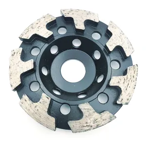 Diamond Cup Wheel "T" Tipe Grinding Wheel Gerinda Lantai Grinding Beton Diamond Grinding Cup Wheels