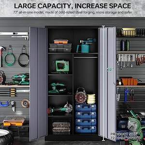 Cold Rolled Steel Heavy-Duty Workshop Tool <b>Wall</b> <b>Cabinet</b> Drawers for Garage Workstation OEM Support Cold Rolled Tool <b>Cabinets</b> - Product Image 5