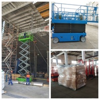 Plateforme élévatrice à ciseaux électrique automotrice portable de 16 m, élévateur hydraulique, plateforme de levage aérienne, élévateur pour personnel