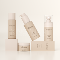 XINGYUAN Nouvelle conception de flacons pulvérisateurs en plastique 30ml 50ml, pots à crème vides, flacons de lotion, toner, ensemble d'emballages pour soins de beauté du visage