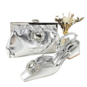 Bella africana signore <span class=keywords><strong>scarpe</strong></span> da festa e borsa di corrispondenza italiana all'ingrosso scarpa e borsa Set per la festa di nozze delle donne - Product Image 2