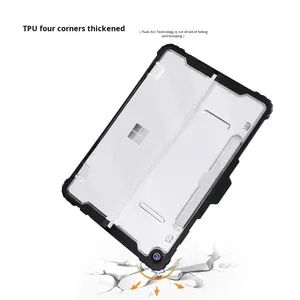 Venta caliente 13 pulgadas <span class=keywords><strong>Microsoft</strong></span> <span class=keywords><strong>Surface</strong></span> Pro 9 Funda para computadora portátil a prueba de golpes Estilo Vogue Acrílico Transparente Funda para tableta Venta caliente - Product Image 1