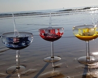 Verre à vin en acrylique en plastique pour soirée, vente en gros, 440ml, 15oz, verres à Cocktail en plastique