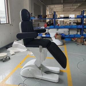 Table de massage, lit de spa, lit de traitement électrique rotatif en cuir synthétique, 3/4 moteurs, chaise de beauté, lit médical - Product Image 4