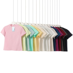 Kaos Wanita Trendy Brand 240g Mint Sorona Warna Solid Lengan Pendek Anti UV Cepat Kering untuk Olahraga - Product Image 1