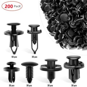 Car <b>Clips</b> 200pcs Mixed Pack PP Plastic Auto Fasteners For <b>Bumper</b> Fender Liner Repair Replacement - Product Image 3