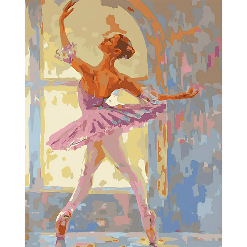 Ballerina in Pink Skirt
