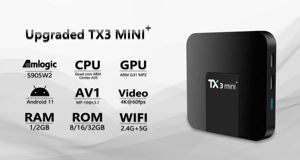 TX3 Mini Android 10,0 Smart TV Box Quad Core RK3228A 2,4G/5G Wifi 2G 16G Tanix TX3 Mini 4K Set Top Box Precio al por mayor - Product Image 3