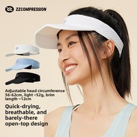 Gorra de Sol de PVC ZZ para Deportes al Aire Libre, Protección UV, Transpirable, para Mujer, Primavera y Verano, para Ciclismo, Tenis y Bádminton