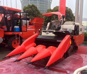 corn combine header for rice harvester