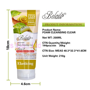 Offre Spéciale meilleur nettoyant pour le visage blanchissant naturel mousse pour le visage nettoyant hydratant contrôle de l'huile Anti-acné visage savon <span class=keywords><strong>démaquillant</strong></span> soins de la peau - Product Image 6