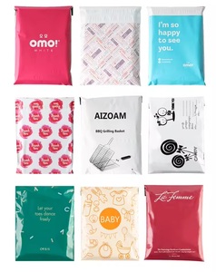 Envío gratis, bolsa exprés de plástico reciclado biodegradable púrpura personalizada, embalaje de cartón plano impermeable ecológico para correo - Product Image 2