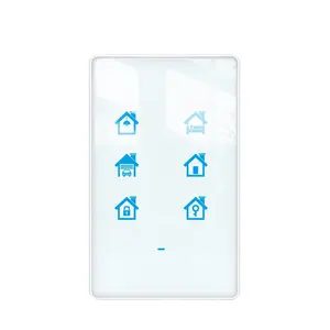 Sistema de automatización del hogar, interruptor de luz táctil inalámbrico con control remoto, Tuya, wifi, con Google