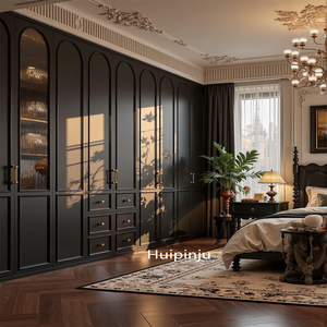 M11 خزانة كتب فرنسية عتيقة مقوسة من الطراز القديم من أجل الأثاث المنزلي - Product Image 6