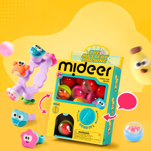 MIDEER Ensemble de bijoux surprise en capsule pour enfants, kit de fabrication de bracelets et bagues DIY, distributeur automatique MIDEER - Product Image 1