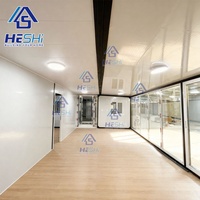 Maison préfabriquée extensible en conteneur de 20 pieds ou 40 pieds, panneau préfabriqué personnalisé, bâtiment préfabriqué, maison portable, 2, 4 ou 5 chambres, casa