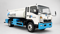Camion de ravitaillement mobile HOWO léger 4x2, 5m³ ou 8m³, avec système de distribution et pompe haute pression