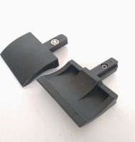 Grand et petit C garde-corps en Nylon couvercle d'extrémité tête de guidage accessoires de chaîne de Transmission anti-rayures couvercle de tête de Transition noir