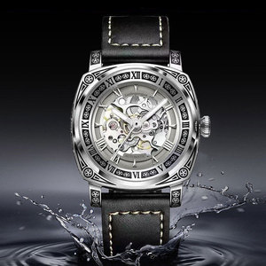 CCTV présente la montre mécanique entièrement automatique Lorraine Duke Monster pour homme, squeletteisée, pour la mode et les affaires. - Product Image 2
