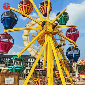 Mini-roue panoramique de style européen pour enfants, idéale pour les petits parcs d'attractions extérieurs, à vendre - Product Image 1