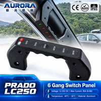 Panneau de commande robuste LEDIYTE 12V 24V pour automobile, monté sur poignée, avec coque en aluminium et télécommande pour Toyota LC250
