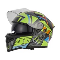 Casque de moto modulaire de performance homologué DOT pour la course, avec visière, vente en gros mondiale