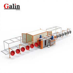 Línea de Recubrimiento en Polvo Manual con Horno, Cabina, Pistola Pulverizadora y Riel Colgante - Venta Directa de Fábrica, Equipo de Pintura, Motor para Gimnasio, Sistema de Rieles - Product Image 1