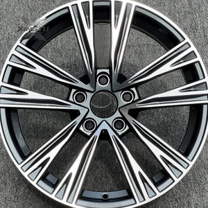 <span class=keywords><strong>Jantes</strong></span> en alliage forgé de <span class=keywords><strong>17</strong></span> <span class=keywords><strong>pouces</strong></span> 5x112 pour Volkswagen Audi - Noir et gris anthracite - Product Image 3