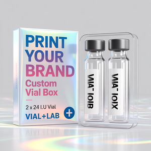 Scatola di Cartone Personalizzata per 10 Fiale da 3ml e 10ml, Confezione Farmaceutica con Doppio Scomparto - Product Image 6