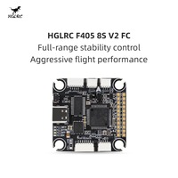 HGLRC F405 8S V2 STM32F405 2-8S 30x30 Pengontrol Penerbangan MPU6000 16MB Blackbox Plug and Play untuk FPV Racing