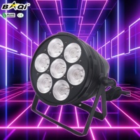 Lampu Par LED Indoor 350W, Performa Tinggi, 7x50W Lampu Beads, Putih Ganda, untuk Penerangan Parkir & Panggung, Cocok untuk Klub, Bar, dan Pesta