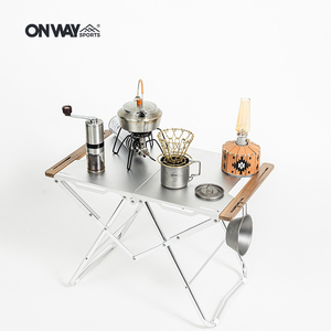 Lichtgewicht Ontwerp Draagbare Reis Outdoor Campingtafels Bankettafel Extralight Aluminium Klaptafel - Product Image 2