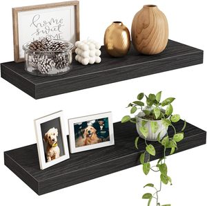 <span class=keywords><strong>Mensole</strong></span> Galleggianti in Legno da Parete <span class=keywords><strong>per</strong></span> Soggiorno, Camera da Letto, Bagno e Cucina, <span class=keywords><strong>per</strong></span> Organizzazione e Stoccaggio - Product Image 1